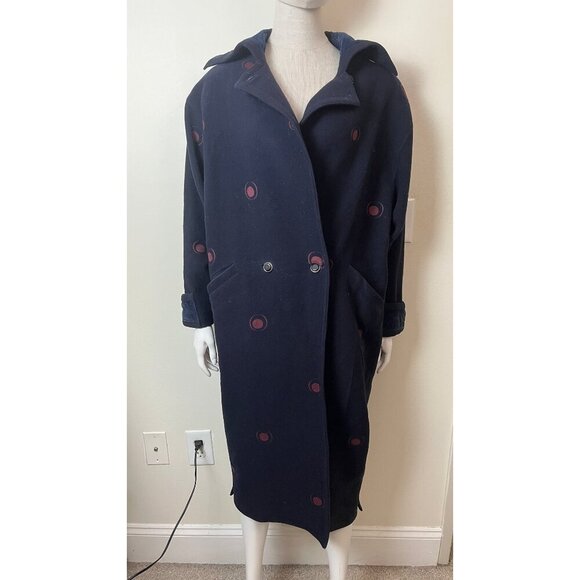 AUTHENTIC GIANNI VERSACE AVANT GARDE PEACOAT COAT - Picture 1 of 16